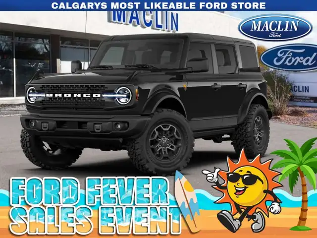2026 Ford Bronco BADLANDS | 4 DOOR | BLACK APPEARANCE PACKAGE