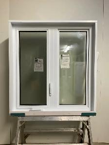 10902BP Fenêtre Battant PVC Blanc 2 sect 1 ouvr 35 1/2 x 38 1/2 - Photo 2