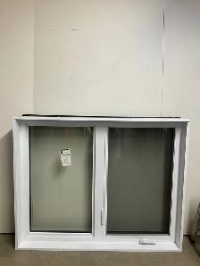 10898BH Fenêtre Battant HYBRIDE Noir 2 sect 1 ouvr 57 1/4 x 46 - Photo 2