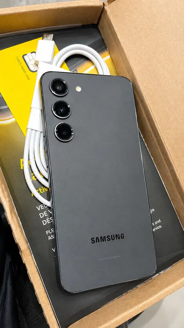 Samsung S23 Debloque 128G Noir Neuf