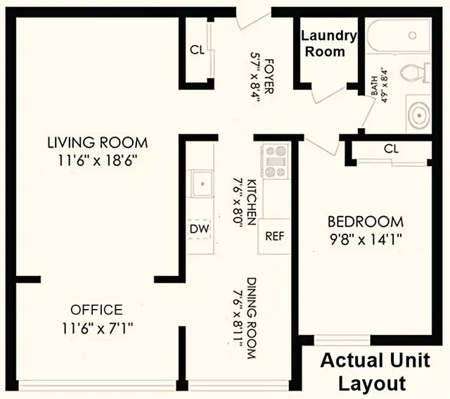 Clean, Comfortable 1 Bedroom Apartment – 1600 Adelaide London