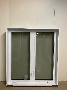 10861BP Fenêtre Battant PVC Blanc 2 sect 2 ouvr 49 1/2 x 55 1/4 - Photo 2