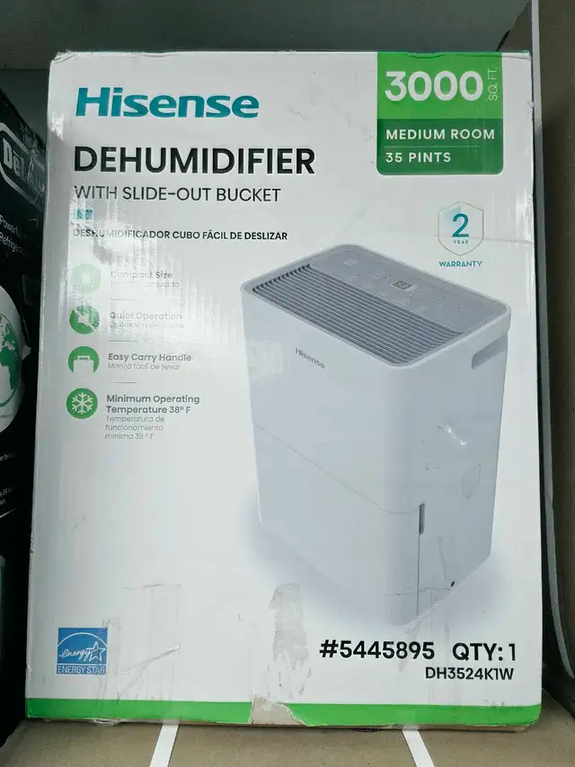 Déshumidificateur 35 pintes