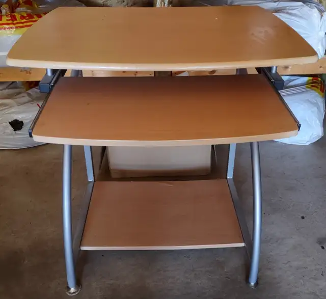 Computer desk.