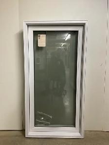 10830BP Fenêtre Battant PVC Blanc 1 sect 1 ouvr 32 x 62