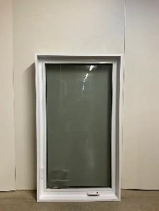 10775BP Fenêtre Battant PVC Blanc 1 sect 1 ouvr 34 x 59 - Photo 2