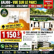 Great 3.5 in Anjou.   1150$