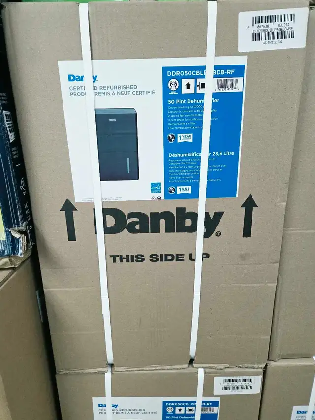 Déshumidificateur Danby 50 pintes