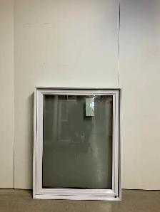 10708BH Fenêtre Battant HYBR Blanc Int.peint bois 37 3/4x48 1/2