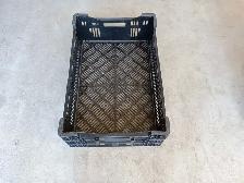 Plastic crates for storage