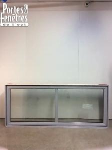 10305FH Fenêtre Fixe HYBR Gris granite F. barrotin 32 3/4x78 3/4