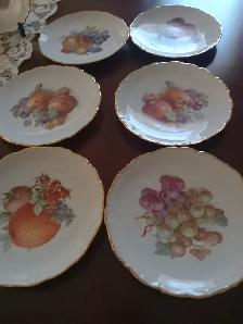 FRUIT/DESSERT PLATES- MADE IN BAVARIA -GERMANY - Photo 4