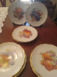 FRUIT/DESSERT PLATES- MADE IN BAVARIA -GERMANY - Photo 9