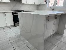 Calacatta Quartz Kitchen Countertop & Island - Photo 4