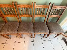 Solid Oak Dining Table & 8 Chairs - Photo 7