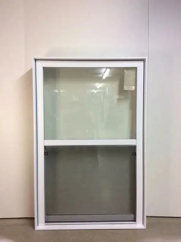 10404GP Fenêtre Guillotine PVC Blanc 1 sect 1 ouvr 40 x 61 1/2