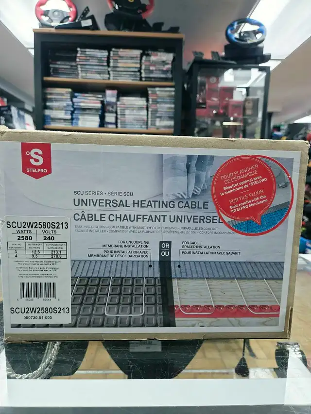 Câble chauffant universel Stelpro SCU2W2580S213