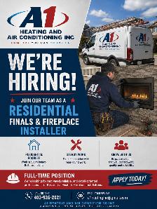 Residential HVAC Finals & Fireplace Installer