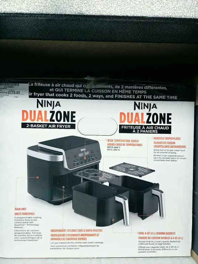 Friteuse à air Ninja DualZone