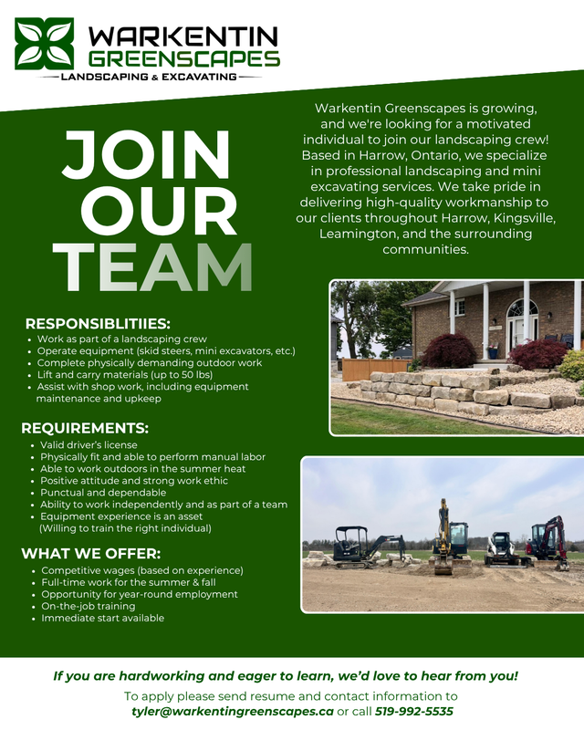 Landscaper Needed