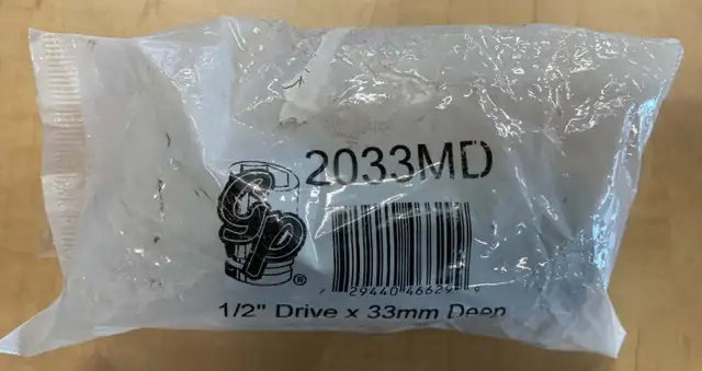 Grey Pneumatic (2033MD) 1/2' Drive x 33mm Deep Socket