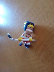 Figurine Hockey Hygrade année 80 en caoutchouc 2' (270726-971