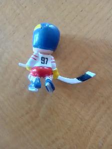 Figurine Hockey Hygrade année 80 en caoutchouc 2' (270726-971 - Photo 2