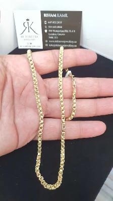 10k yellow gold  Chain # 438_6 - Photo 5