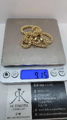10k yellow gold  Chain # 438_6 - Photo 6