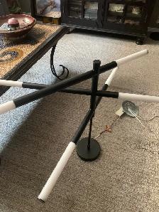 Modern Black & White Dining Room Light Fixture - Photo 2