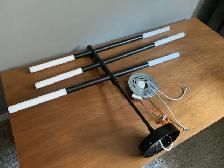 Modern Black & White Dining Room Light Fixture - Photo 3