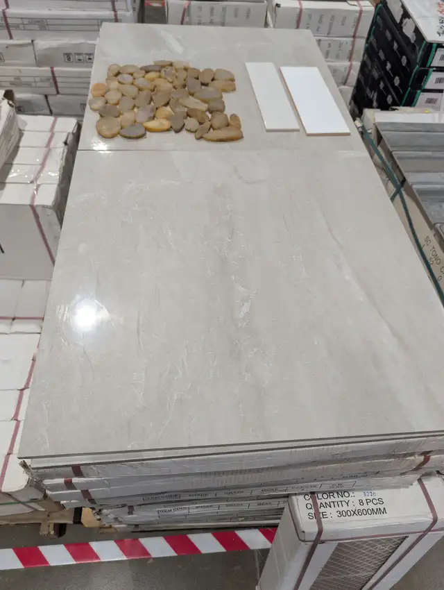 $2.09/SF IN STORE TILE 'LIGHT BEIGE' SQUAREFOOT FLOORING BARRIE
