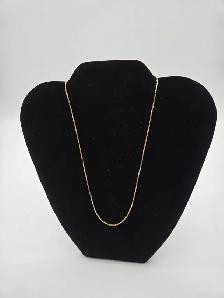 (B4504) Necklace 10K yellow gold 2.0 grams 16.5'