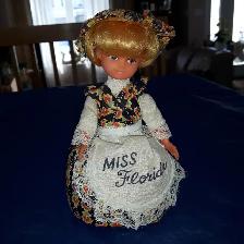 BELLE POUPÉE NEUVE MISS FLORIDA AUX YEUX BLEUS, 7'HAUT: $5.00 - Photo 2