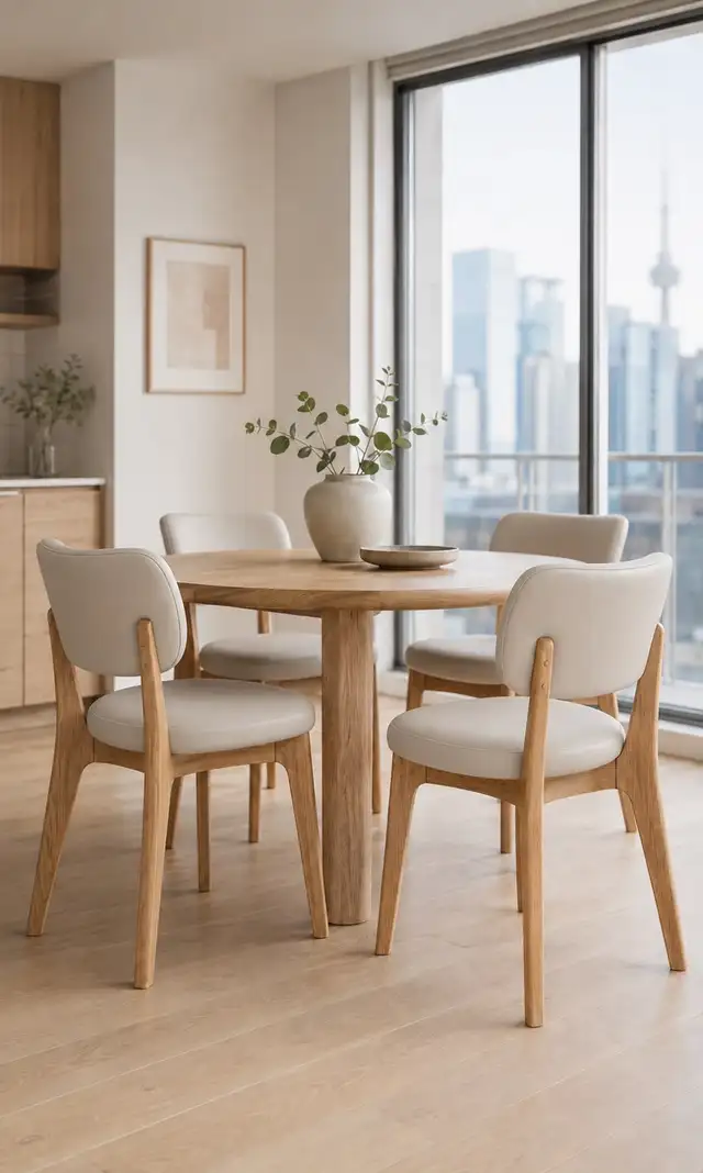 Modern Leather Chairs – Tan Brown & Light Grey