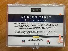 2014 Panini Playbook Green #163 Ka'Deem Carey JSY AU #'d 08/25 - Photo 3