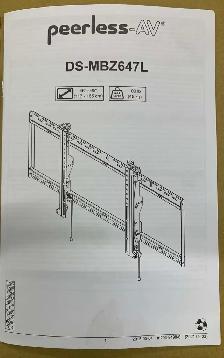 Smartmount Menu Board Mount for 46' - 65' Displays PN: DS-MBZ647