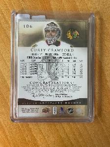 2013-14 Artifacts Jerseys Patch Emerald #106 Corey Crawford #'d - Photo 2