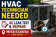 AC Leak Test & HVAC Repair Needed - Mississauga