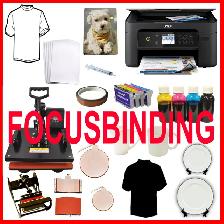 Professional 5in1 Sublimation Heat Press Transfer Printer Bundle