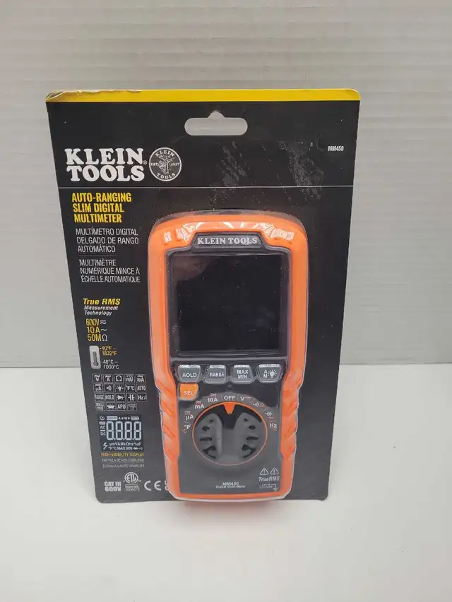 Klein Tools MM450 Auto Ranging Digital Multimeter NEW