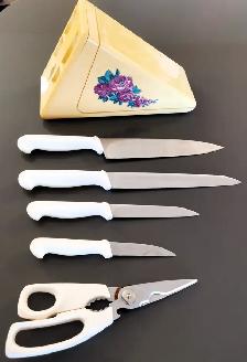 5-Piece Stainless Steel Kitchen Knife Set
