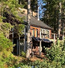 Three-Bedroom Lakefront Cabin for Sale on Quadra Island