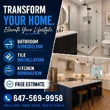 Tile installation and Bathroom Remodeling services free estimate - Photo 4