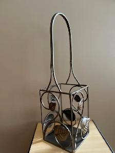 Metal Wine Bottle Holder - NEW - Photo 2