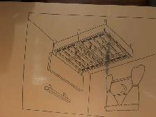Brand New King ( Off-White) bed frame   Grey bed set - Photo 2