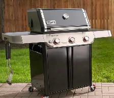 BRAND NEW IN BOX Weber Genesis E-315 Natural Gas BBQ Grill - Bl