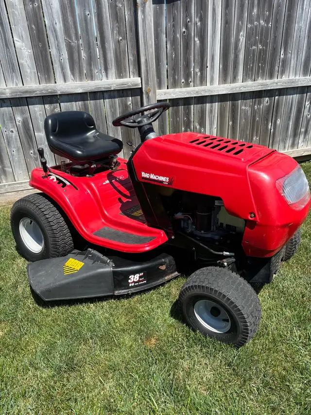 38" Yard Machines riding lawnmower