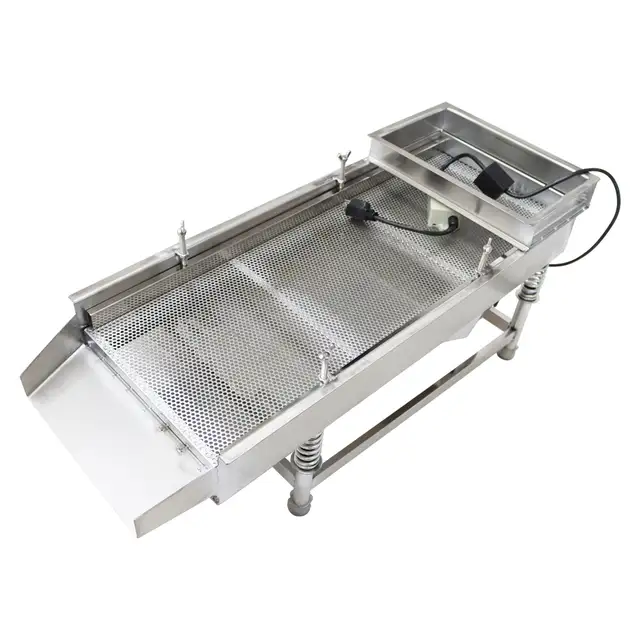 6mm SS Linear Vibrating Screen Single-layer Shaker Sifter 230170