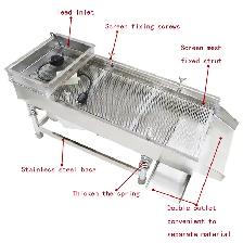 6mm SS Linear Vibrating Screen Single-layer Shaker Sifter 230170 - Photo 2
